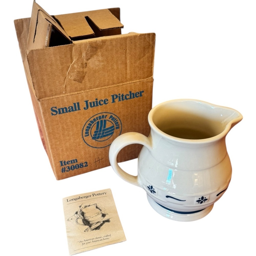 Longaberger Roseville Small Juice Pitcher - Picture 5 of 5